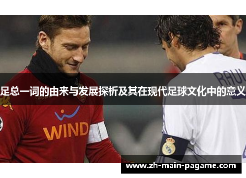 足总一词的由来与发展探析及其在现代足球文化中的意义